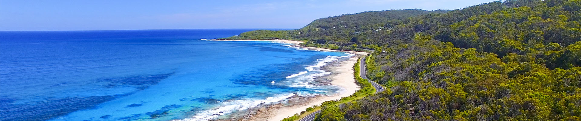 Australian seaside road