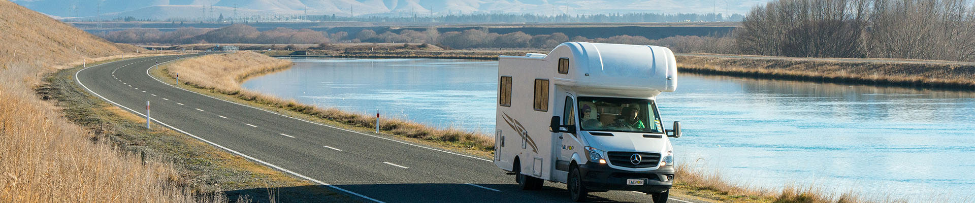 Talvor motorhome on New Zealand road